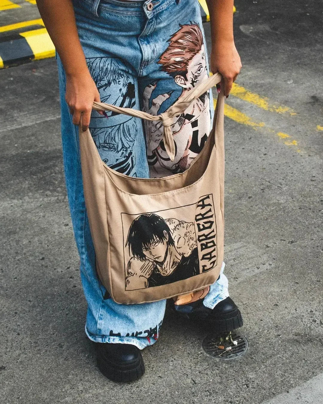 harajuku y2k baggy jeans the winged dragon of ra print wide leg denim pants popular anime jeans streetwear trouser men clothing unique jeans style 5729