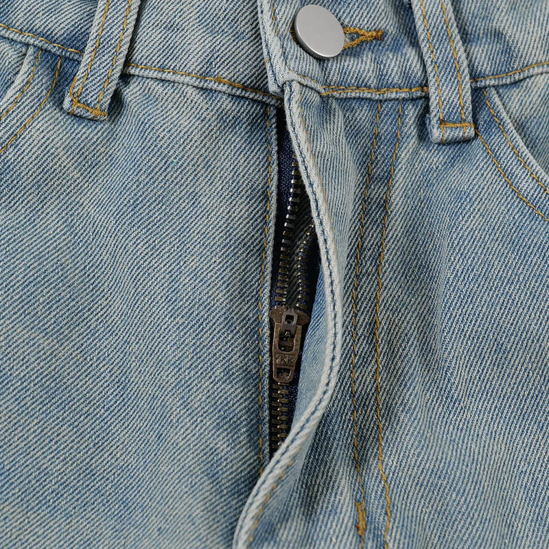 vintage multi pocket baggy jeans mens harajuku cargo denim pants retro hip hop straight loose jean pants men clothing multi-pocket cargos