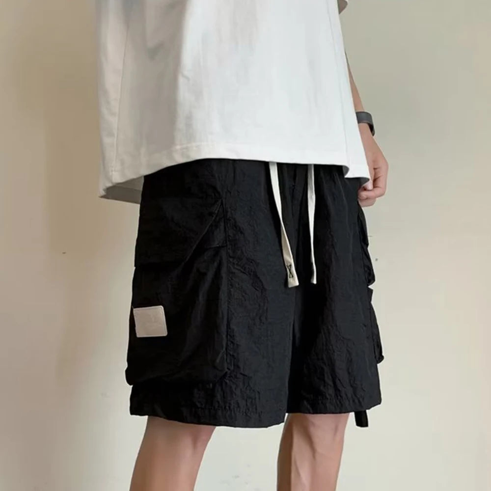 2024 mens cargo shorts multi pocket summer hot pants casual loose work shorts tactical joggers trendy sweatpants summer fashion unique joggers style 228