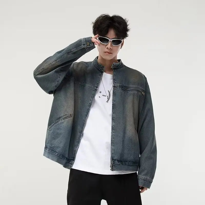 minimalist streetwear jacket, bold fashion piece, aesthetic