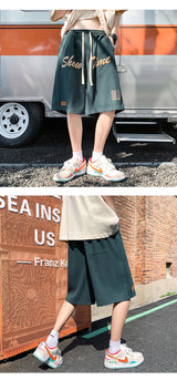 fashion basketball men shorts sports running gym pants summer casual man pants korean fashion mens clothing daily sweatpants unique joggers style 4286