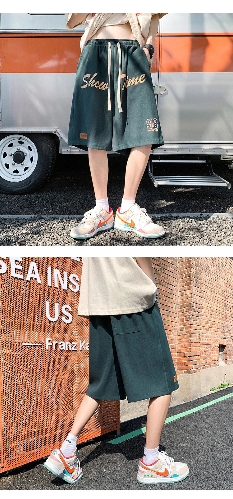 fashion basketball men shorts sports running gym pants summer casual man pants korean fashion mens clothing daily sweatpants unique joggers style 4286
