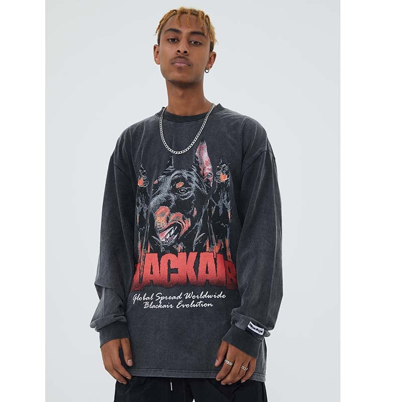 "Three Legends" Unisex Men Women Streetwear Graphic Sweatshirt Daulet Apparel