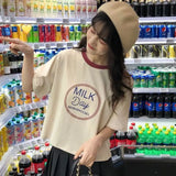 Y2k Tribal flame – Short Short Sleeved T Shirt For Female Students New Korean S
