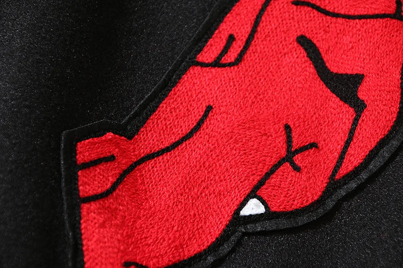 Vintage fleece nan streetwear oversized urban