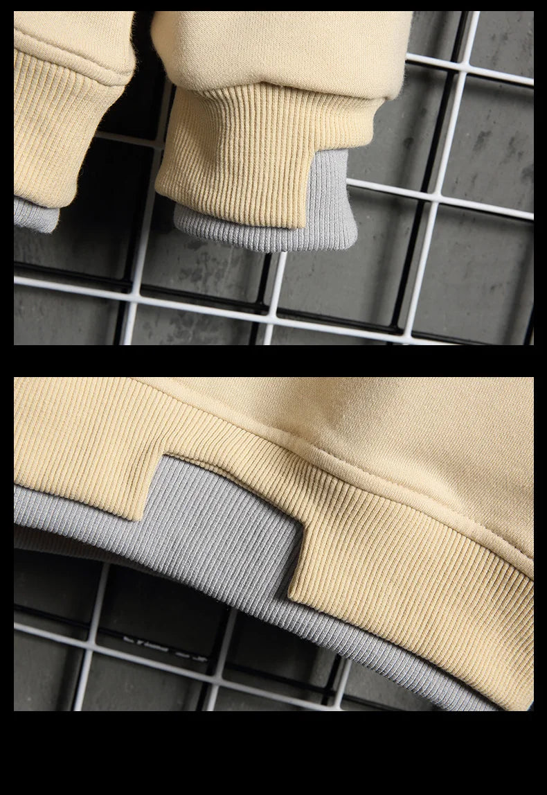 Men Hoodies Sweatshirt Casual Fashion Clothes Mens Korean Harajuku Hip