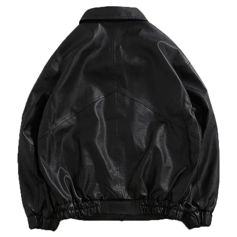 "Dark Magic" Unisex Men Women Streetwear Leather Jacket Daulet Apparel