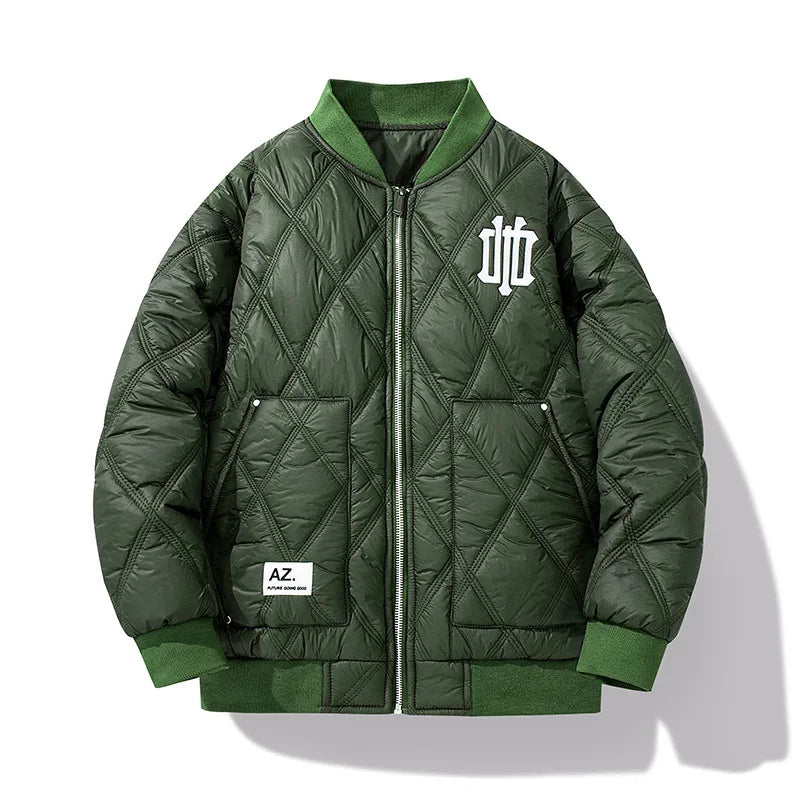 Winter men's cotton jacket stand-up collar baseball jacket men's cotton jacket