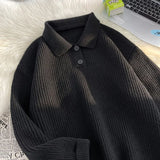 varsity knit sweater with retro streetwear styling for fall and winter outfits, ideal for men’s fashion and seasonal streetwe