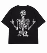 New street letter Print oversized t shirt harajuku men clothing graphic 2023 cotton American gothic high quality goth y2k tops