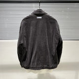 Zip-up parka high fashion minimalist quilted puffer
