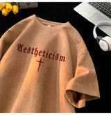 Gothic Broken heart – American Summer Trendy Men And Women Loose Personality Lette