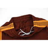 tie xiuhong men woman pants good quality fashion street side edge weaving stripe embroidery loose casual trousers menswear bottoms