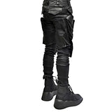 2022 multi pockets cargo pants hip hop tactical function pants casual joggers trousers streetwear sporty tapered joggers