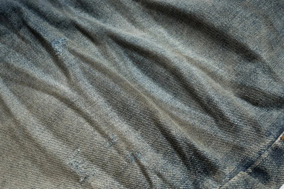 vintage men jeans blue baggy denim pants dirty washed retro loose straight jeans trousers unique jeans style 6001