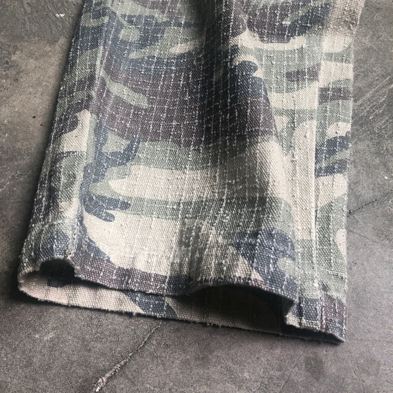 frog drift fashion american style streetwear camouflage cargo pants vintage clothing loose cotton trousers for men unisex unique cargo style 1116