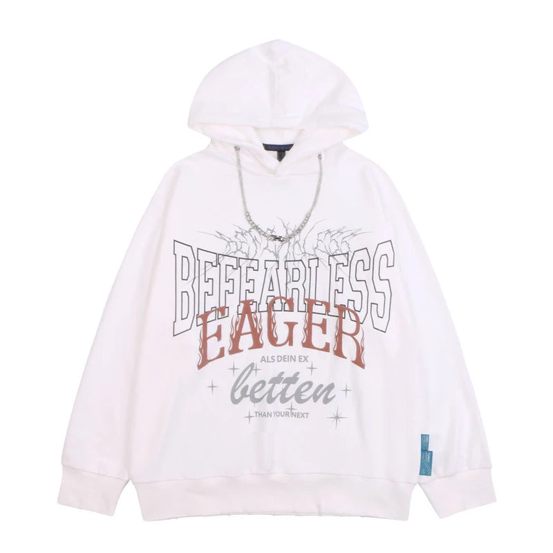 anime crying character featuring hip hop hoodies pullover hooded sweatshirts with chains harajuku women streetwear skateboard casual long sleeve tops men hoodies