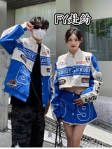 Leather Panel Streetwear Jacket Daily Fit Staple