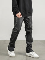 mens pants new casual hip hop punk trousers bottom zippers pants streetwear harajuku fashion bike high street pant joggers unique joggers style 4136