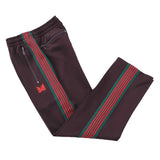 rose red embroidery pants casual men woman loose retro side edge weaving sweatpants trousers straight leg pants unique joggers style 4932