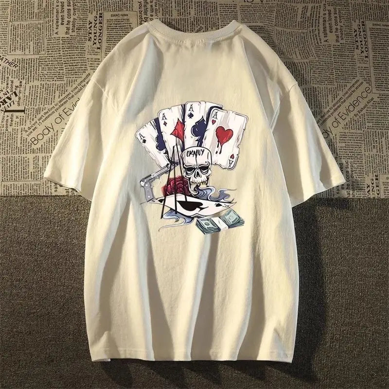 Y2k Crying angel – American Summer Retro Men And Women Street Personalized Prin