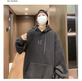 City Boy Oversized Hoodie Sweatshirt Men American High Street Hoodies Funny Streetwear Hip Hop Hoody Mens 2025 Autumn Tracksuit