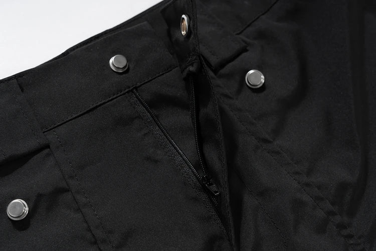 fashion detachable pants streetwear mens new casual hip hop streetwear cargo pocket tactical trousers straight joggers men pants unique joggers style 1650