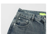 mens high street stars embroidery denim jean pants casual loose straight jeans hip hop y2k unisex pants streetwear joggers unique joggers style 3938