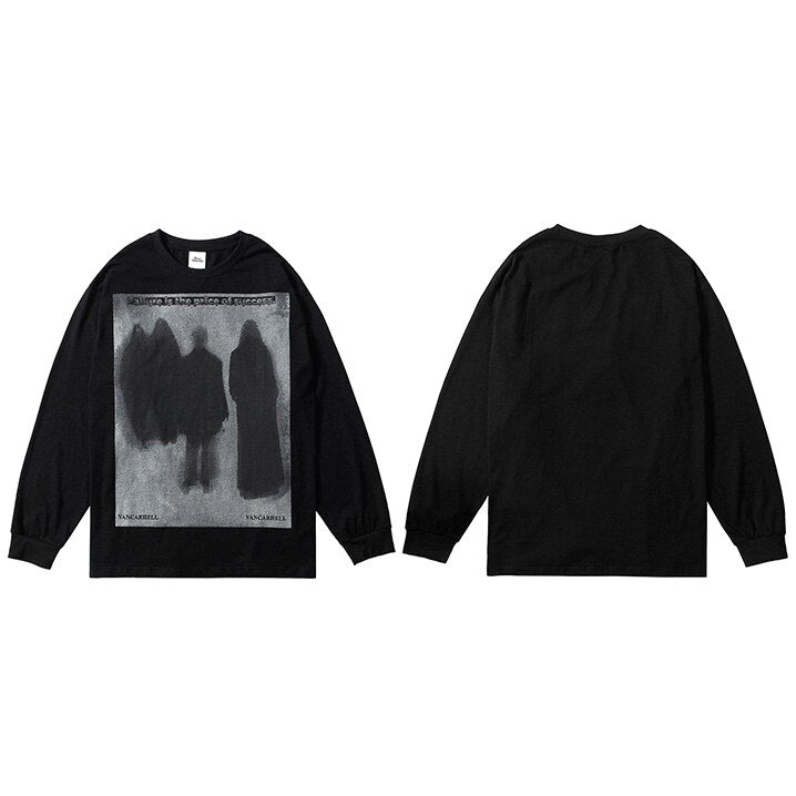 "Ghost Face" Unisex Men Women Streetwear Graphic Sweatshirt Daulet Apparel