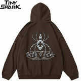2023 Hip Hop Streetwear Hoodie Sweatshirt Cross Spider Graphic Hoodie