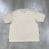 Skatercore Chrome logo – 2024 Summer New Washed Oversized Tshirt Worn Out Retro Distr