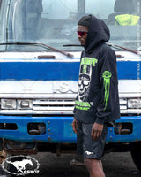 2023 New American Gothic Trend Devil Letter Print Oversized Hoodie Men