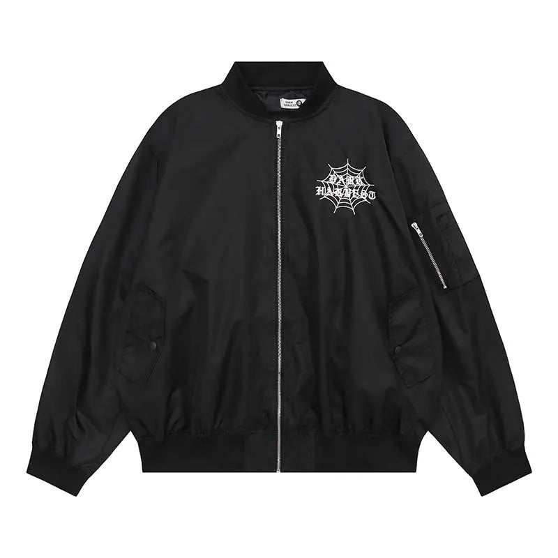 panel varsity outerwear, 2025 trend, for men, fall streetwear outfit, oversized style, layered fashion, modern aesthetic, graphic detail