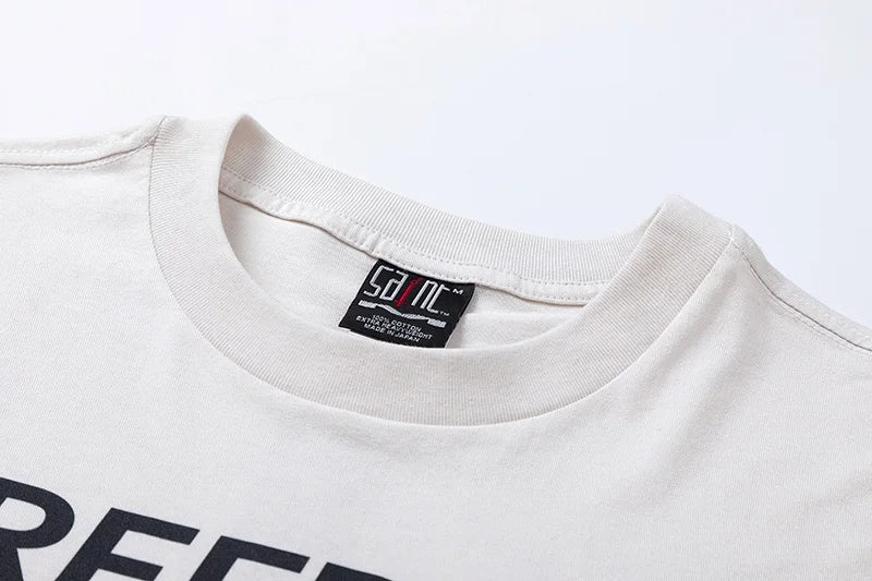 Vaporwave Streetwear – New Saint T Shirts Men Woman High Quality Casual Loose Angel – Urban Streetwear for Men & Women