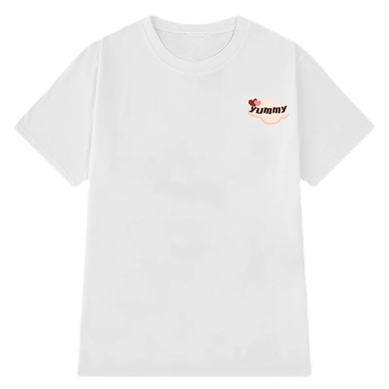 Glitchcore Aesthetic piece – Harajuku Anime Printed Streetwear T Shirt Mens Hip Hop T Shi
