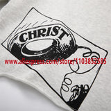 2024 American Heavyweight Vintage Men's Shorts With Letter Print Drawstring Loose Casual High Street High Quality