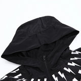 New luxury Men 2023 Classic Neil Thunderbolt Zipper Windbreak Windproof Parka Jackets With Hoody Outdoor Wear Thin #426