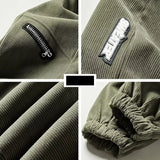 autumn spring men corduroy pants casual jogging sweatpants hip hop fashion streetwear joggers trousers y2k baggy pantalones casual joggers