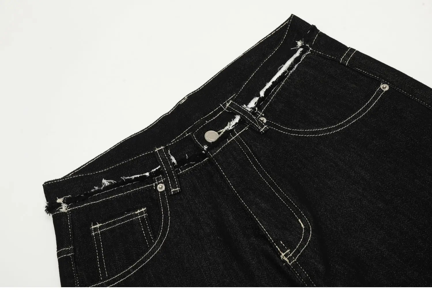 men women streetwear fashion loose casual wide leg straight black denim jeans pant boyfriend y2k baggy jeans trousers unique jeans style 2379