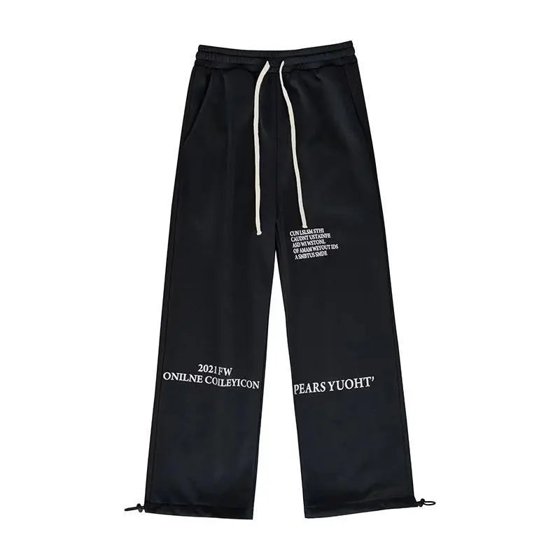 2024 autumn man pants cotton graphic grey sweatpants s 5xl men clothing harajuku high street joggers letter printed sweetwear unique joggers style 4212