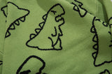 fashion knitted sweater autumn winter o neck dinosaur pattern pullover streetwear unisex casual loose sweaters jumper knitwears unique limited edition hoodie, streetwear fashion hoodie, aesthetic street look hoodie