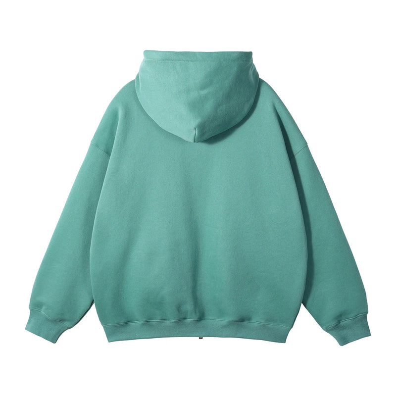 anime melting smiley featuring oversized zip up hoodies kanye autumn and winter double zippered men cardigan hoody streetwear hooded casual female sweatshirt