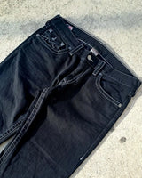 harajuku retro gothic y2k style straight leg jeans men embroidered casual street denim pants true religion high waist trouser unique jeans style 4193