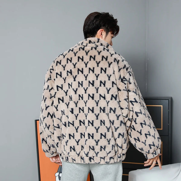 Abcvan Snaki 2023 New High Quality YN Rabbit Hair Cotton Coat Men's and Women's Coat