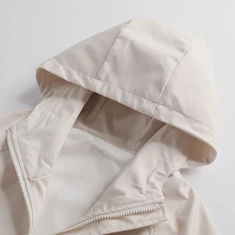 Leather Panel Streetwear Jacket Daily Fit Staple