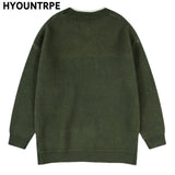mens sweater fashion patchwork fake two pieces streetwear hip hop knitted sweaters pullover casual cotton sweater unisex clothes - unisex casual winter pullover, vintage look oversized hoodie, high quality cotton hoodie