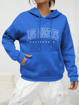 Los Angeles Art Letter Design Women Streetwear American Style Fashion