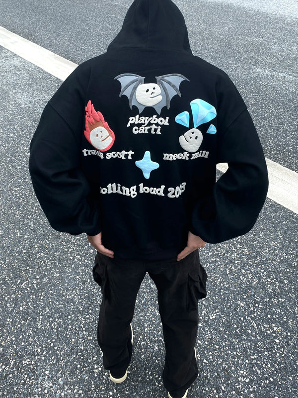 Gothic Oversized Tee – Cpfm Kanye West Brand Fashion Foam Print Design Quality High – Streetwear Fashion for Men & Women