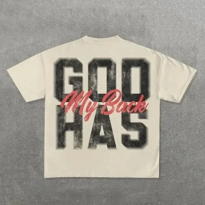 Sadcore Graphic tee – Y2K American Street Summer Fashion Short Sleeved Shirt Men Y