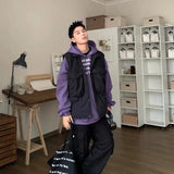minimalist street zip-up, streetwear for men, fall streetwear outfit, oversized style, layered fashion, modern aesthetic, graphic detail
